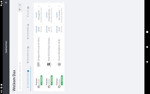 Werkderden App Screen 2