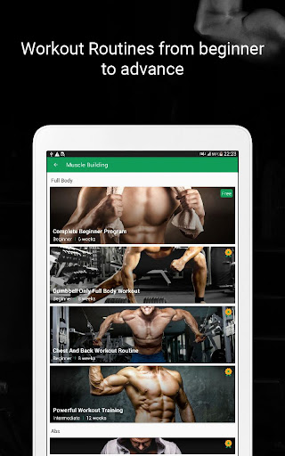 Fitvate - Home & Gym Workout Trainer Fitness Plans 6.8 APK screenshots 12