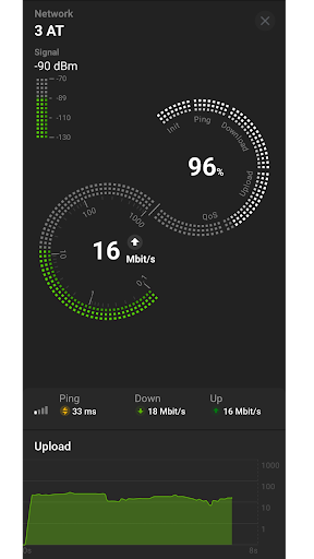 Screenshot of RTR-NetTest 3G/4G/5G IPv4/6