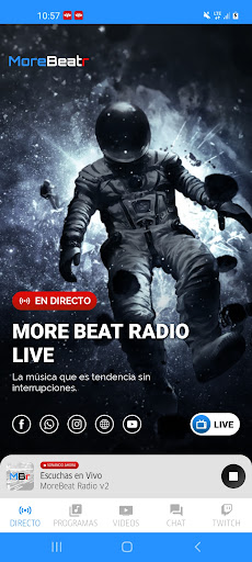 MoreBeat Radio v2 Screen 3