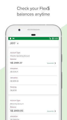 PPCXA Flex Benefits Screen 3
