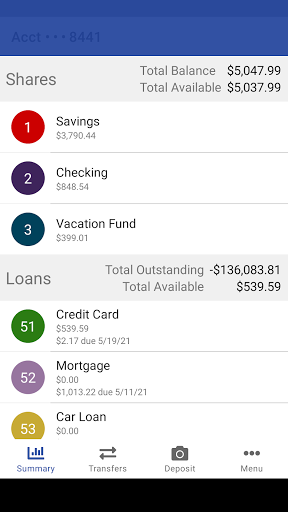 Kings Peak Credit Union Screen 2