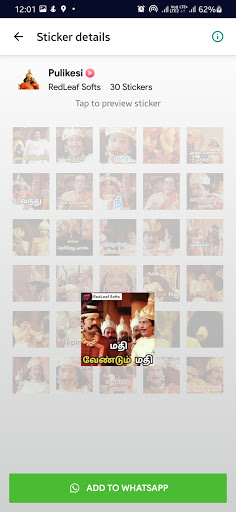 Vadivelu Stickers for WASticke Screen 3