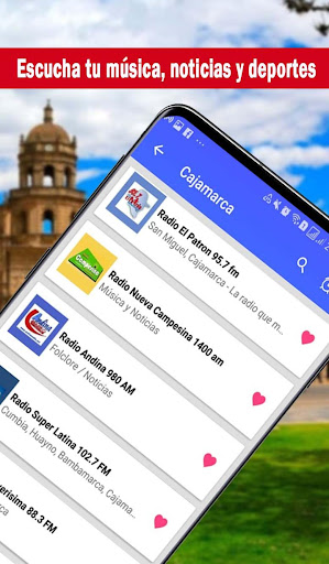 Android application Radios de Cajamarca screenshort