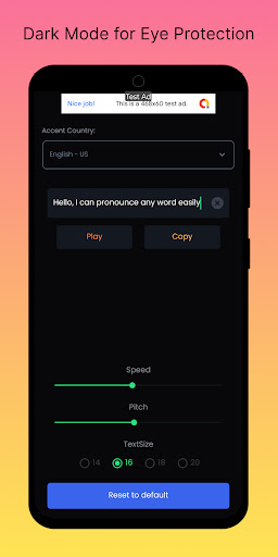 American Word Pronunciation Screen 2