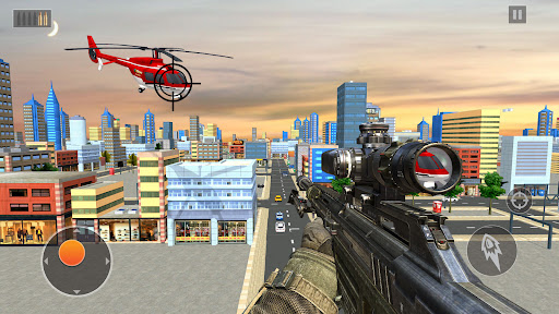 Android application Modern Sniper Offline Gun Game screenshort