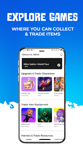 SUPAKI : Buy & Sell in Games Screen 2