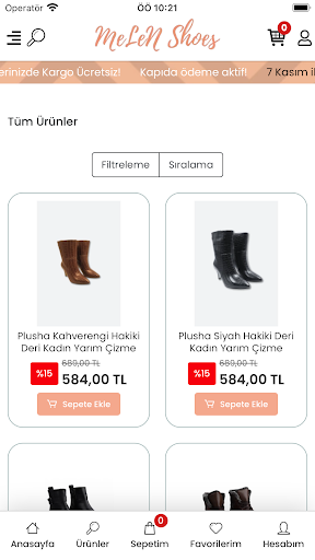 Melen Shoes Screen 2