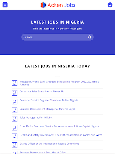 Acken Jobs Screen 3
