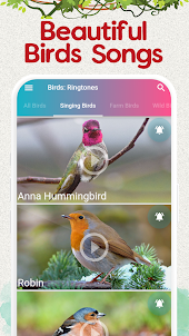 Bird Ringtones & Birds Sounds
