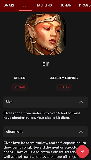 Android application Spellcards D&D5e screenshort