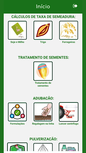 Android application CalcFarm - Calcul. Agronômica screenshort