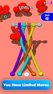 Untangle 3D: Tangle Rope Master – Fun Puzzle Games Mod Apk 0.2.2 (A Lot of Currency) 4