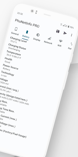 PhoNetInfo PRO - Device Info Screen 2
