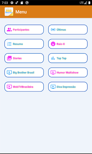 Android application BBB Reality screenshort