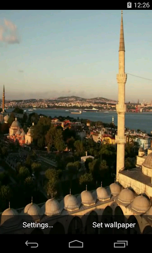 Android application Istanbul Video Live Wallpaper screenshort