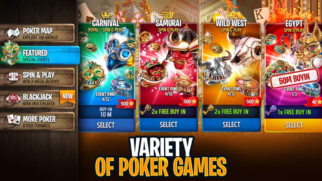 Governor of Poker 3 - Texas Holdem Casino Online 9.8.25 APK + Мод (Unlimited money) за Android
