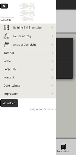 Beihilfe BW Screen 3