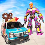 Cover Image of 下载 Ice Cream Robot Transform Game 1.0 APK