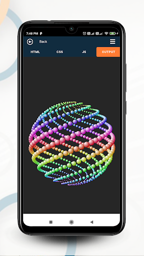 Android application HTML Editor screenshort