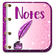 Glitter Notepad Notes
