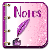 Glitter Notepad Notes