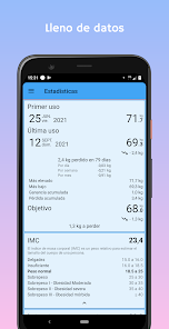 Imágen 3 Monitorear Peso-IMC android
