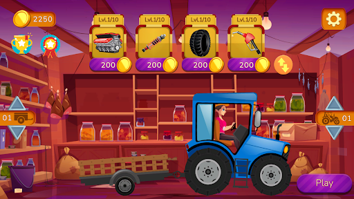 Android application Kate the tractor driver screenshort