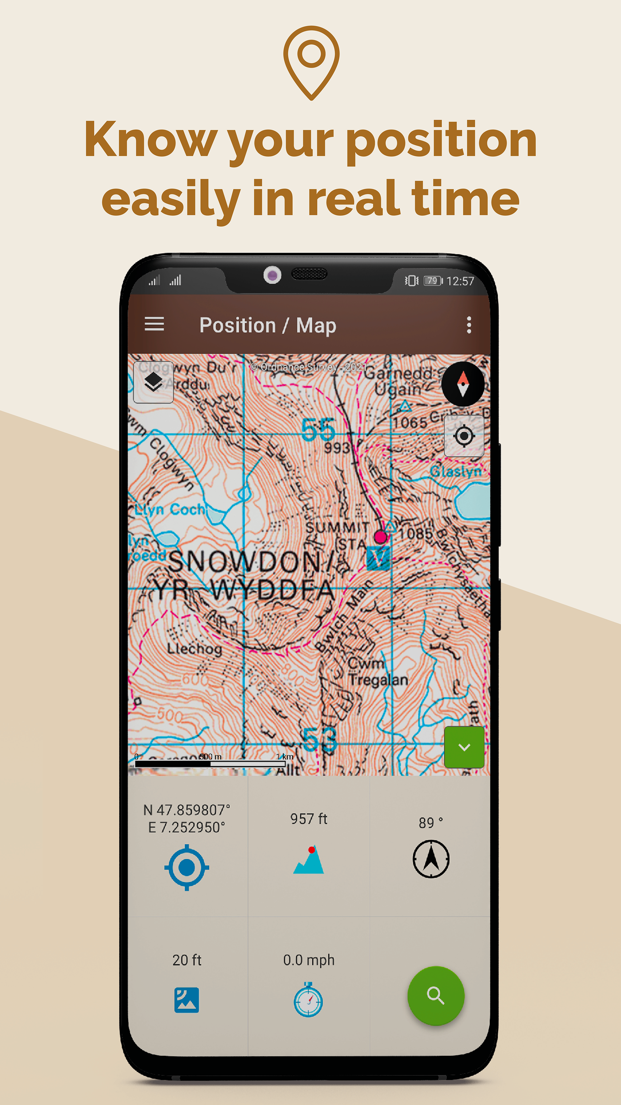 Android application Visorando Walking routes screenshort