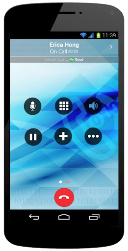 Android application 123.NET Softphone screenshort
