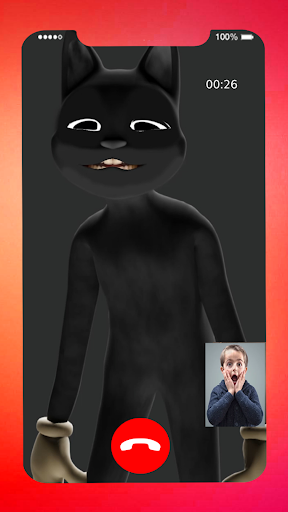 Android application Cartoon Scary Cat Video Prank screenshort