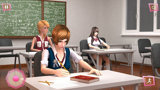 Anime School Girl Simulator 3D apktram screenshots 10