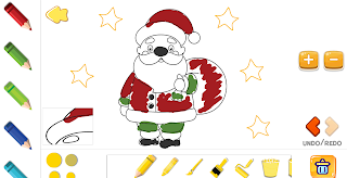 Santa Christmas Coloring Book - Screenshot 1