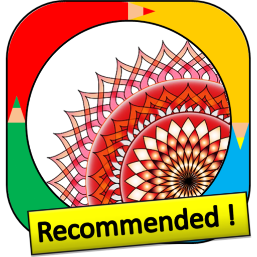 Color by Number - mandala logo