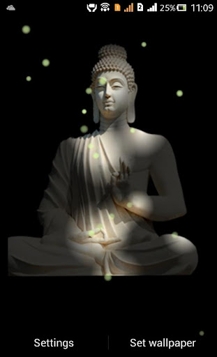 Android application Buddha Fireflie Live Wallpaper screenshort
