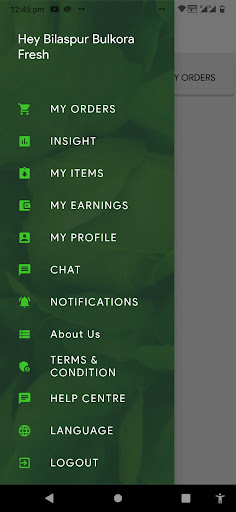 Android application Bulkora Fresh Store screenshort