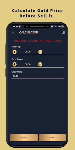 Kaurum - Gold Price Calculator Screen 2