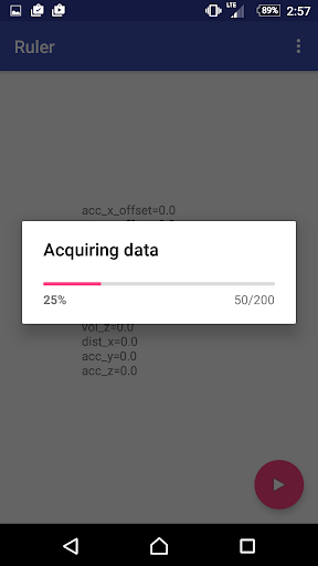 Motion Test App Screen 3