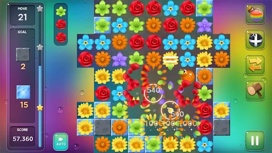 Flower Match Puzzle