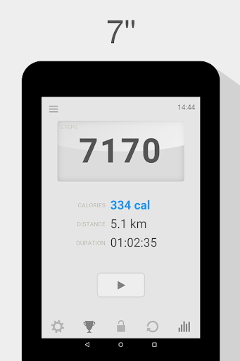 Step Counter - Calorie Counter Screenshot 2 - AppWisp.com
