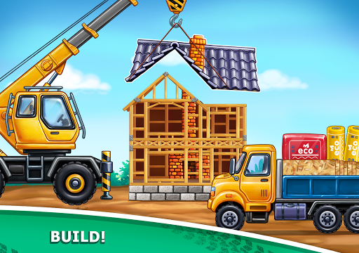 Truck games for kids - build a house, car wash 7.1.2 screenshots 10