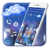 Glass Raindrop 2D Theme and Live wallpaper icon