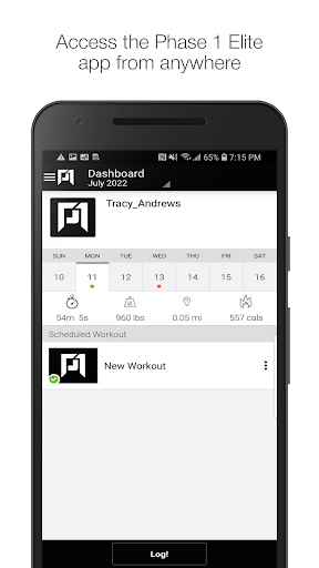 Android application Phase 1 Elite screenshort