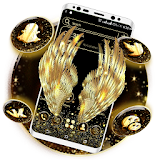Golden Angel Wings Launcher Theme icon