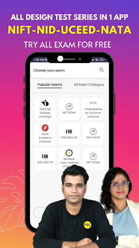 Android application Design Test Series screenshort