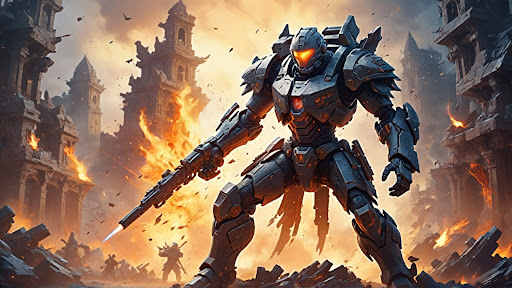 Robots vs Aliens - Robowars Screen 2