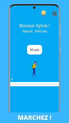 Android application Let's Walk ! screenshort