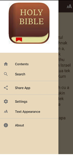 Android application Ngawn Holy Bible screenshort