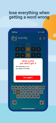 wordy - word guesser game Screen 2