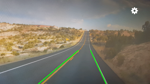 Android application Lhane - Car Lane Assist screenshort